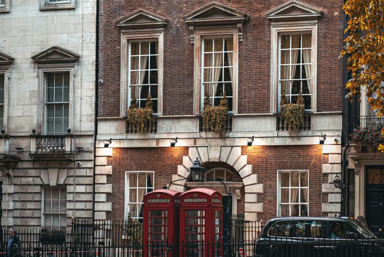 Fachadas victorianas londinenses