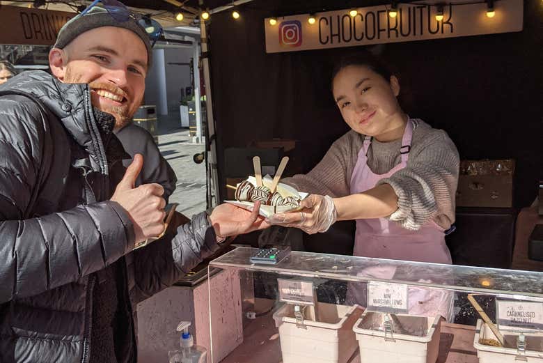 Goûtez à plusieurs plats différents