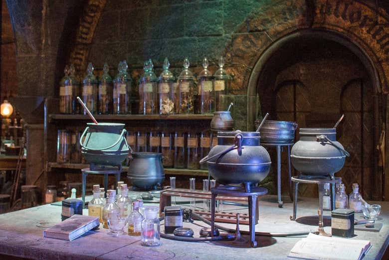 Décors du cours de potions