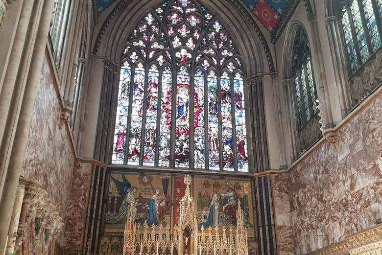Interior de uma igreja jesuíta que visitaremos 