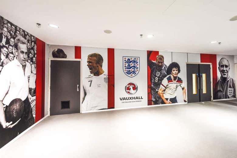 Interior del estadio de Wembley