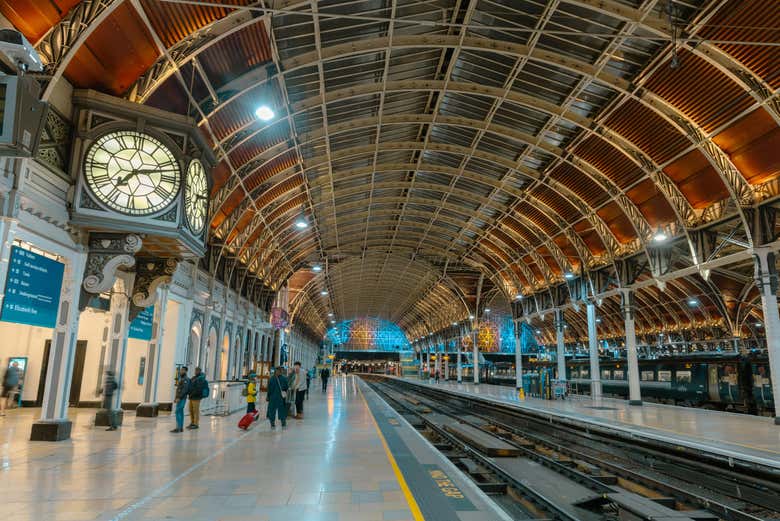 Interior de la estación de Paddington