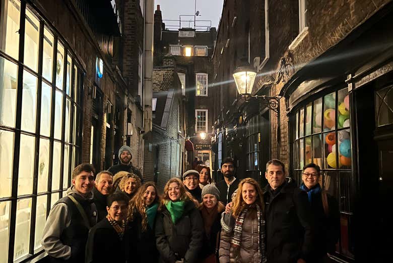 Walk the Victorian streets of the East End after dark