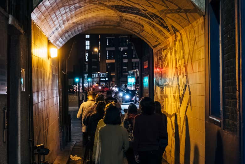 A spasso per Londra di sera