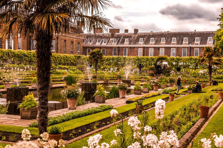 El jardín del Palacio de Kensington
