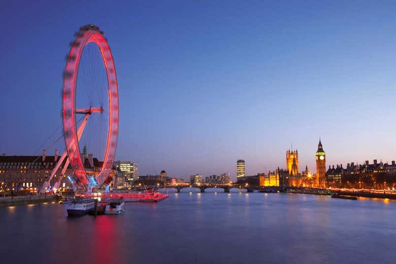 London Eye de noche