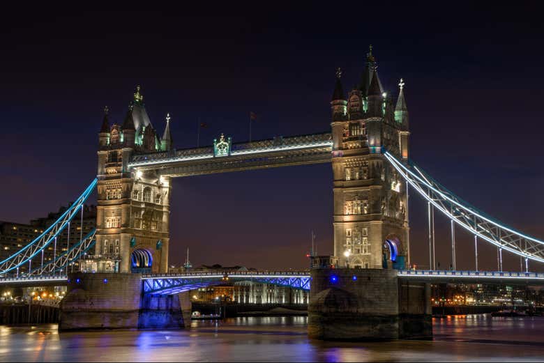 Tower Bridge at night