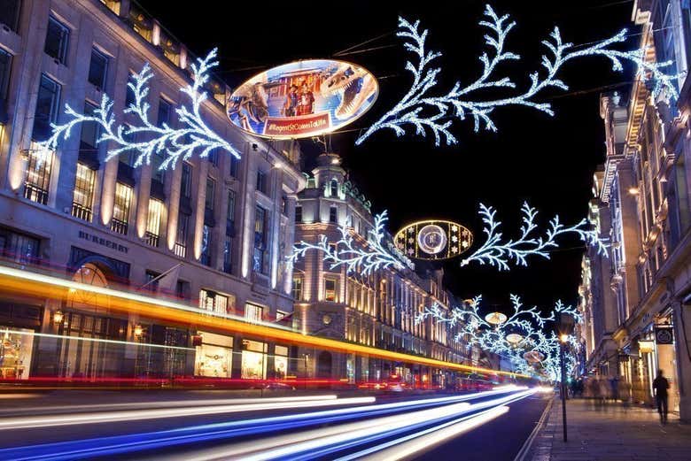 Regent Street en Navidad