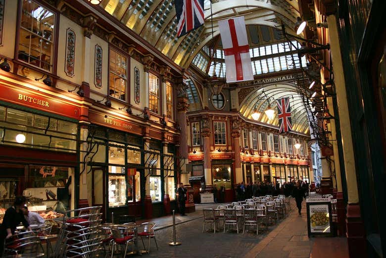 Disfrutando del free tour por Londres