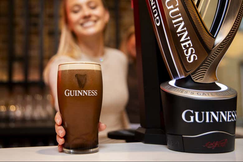 Você quer um pint de Guinness?