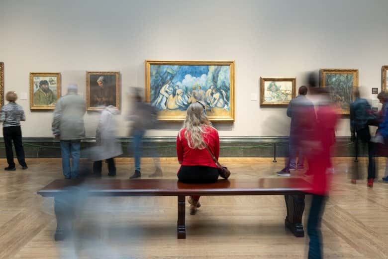 In una delle sale del museo
