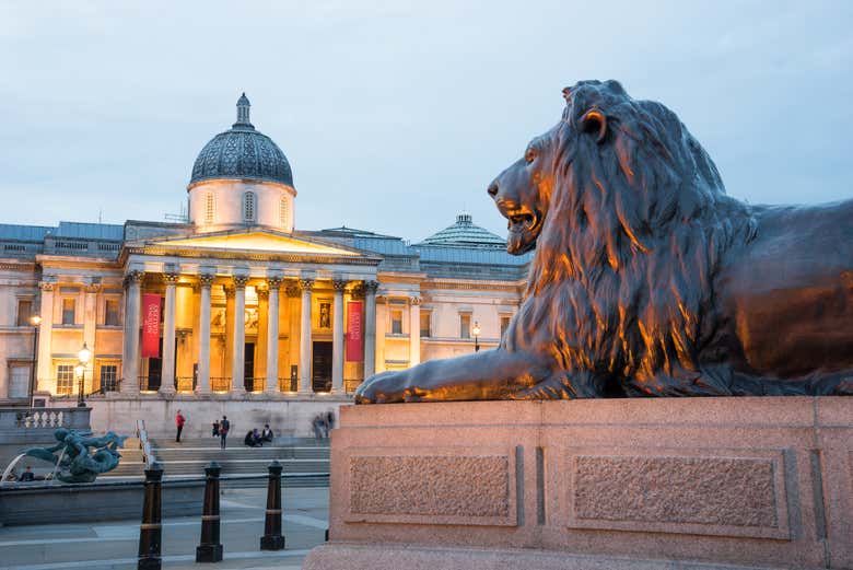 La National Gallery a Trafalgar Square