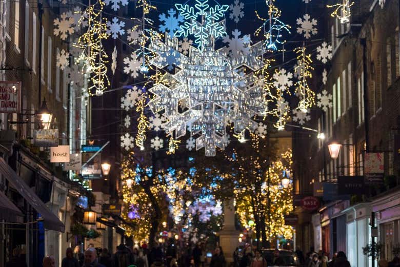 Una de las callejuelas de Seven Dials