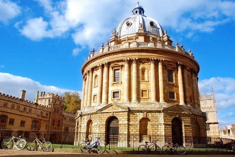 La Cámara Radcliffe de Oxford atesora una gran biblioteca