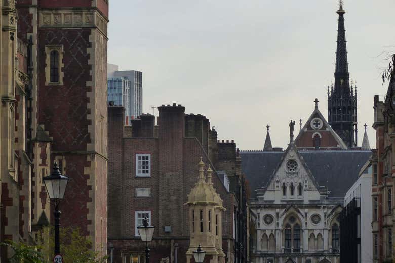 Vue sur une des rues de Londres