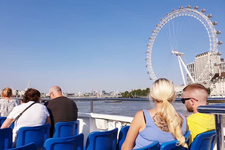 ¡Pasaréis ante el London Eye!