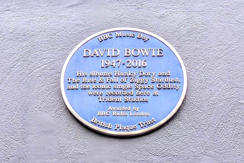 Placa de David Bowie