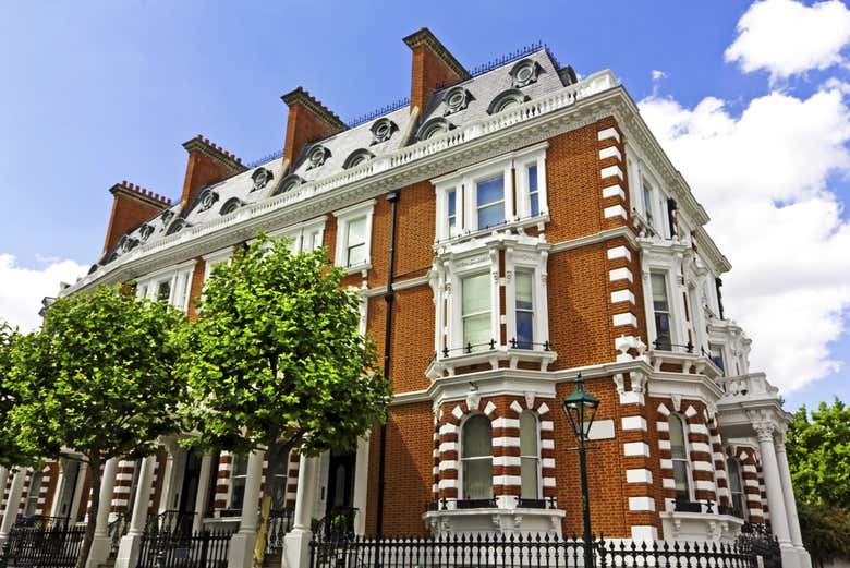 Grande maison dans le quartier aisé de Notting Hill à Londres
