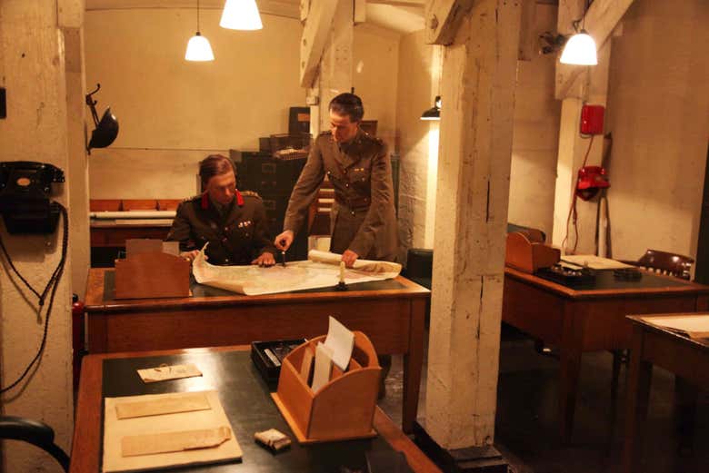 The War Rooms, così com'erano nel 1945