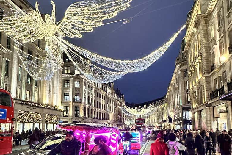 A magia do Natal na cidade de Londres