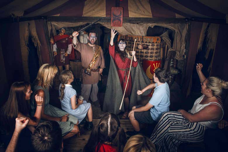 Audience participation at the London Bridge Experience