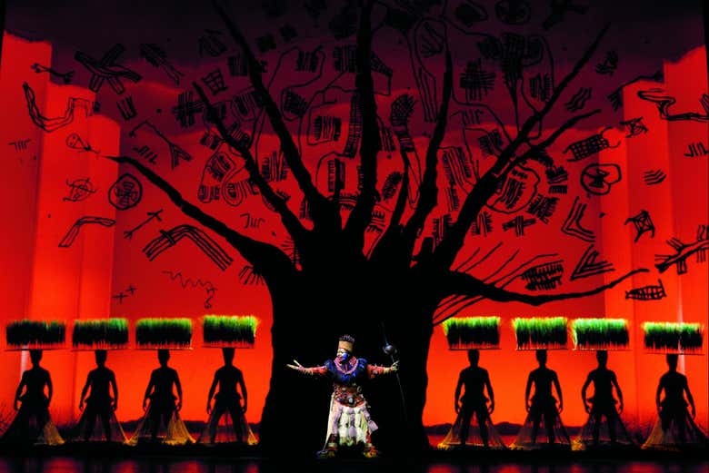 La majestuosa escenografía del Árbol de la Vida