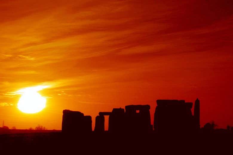 Stonehenge al atardecer