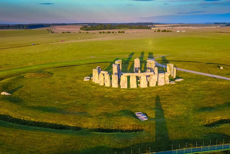 Vista aérea de Stonehenge