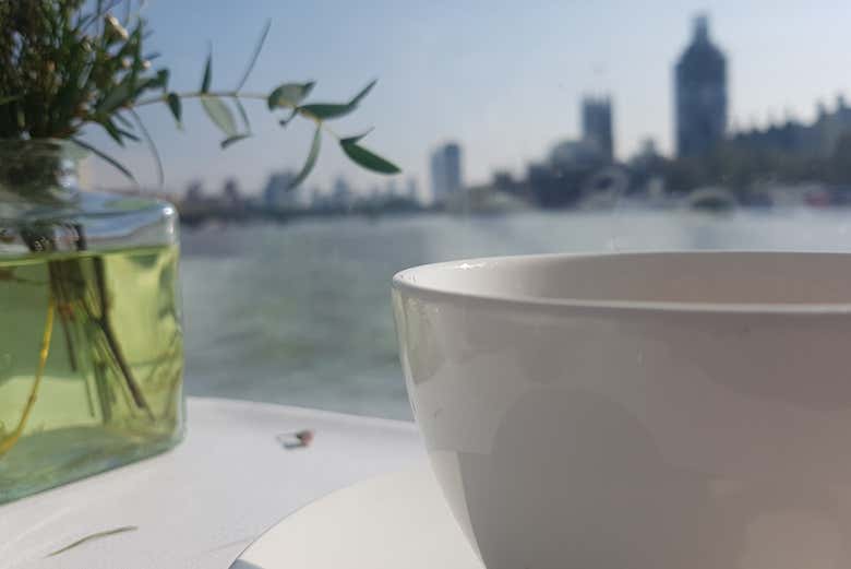 Té de la tarde y vistas de Londres