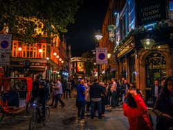 Soho at night
