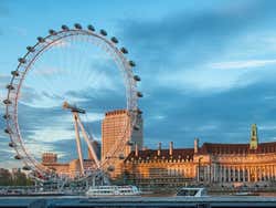 London Eye at Sunset