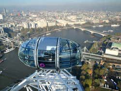 London Eye, views of London