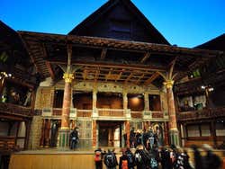 Shakespeare's Globe Theatre, inside