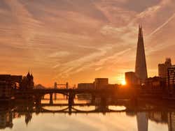The River Thames at dusk
