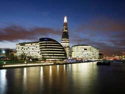 The Shard at dusk