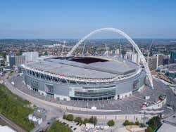 Wembley Stadium from above