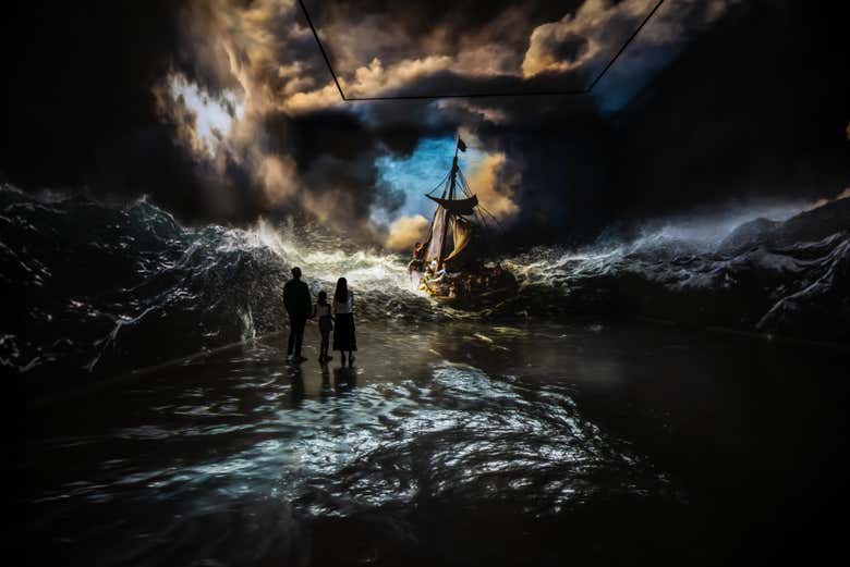 Cristo nella tempesta sul mare di Galilea di Rembrandt