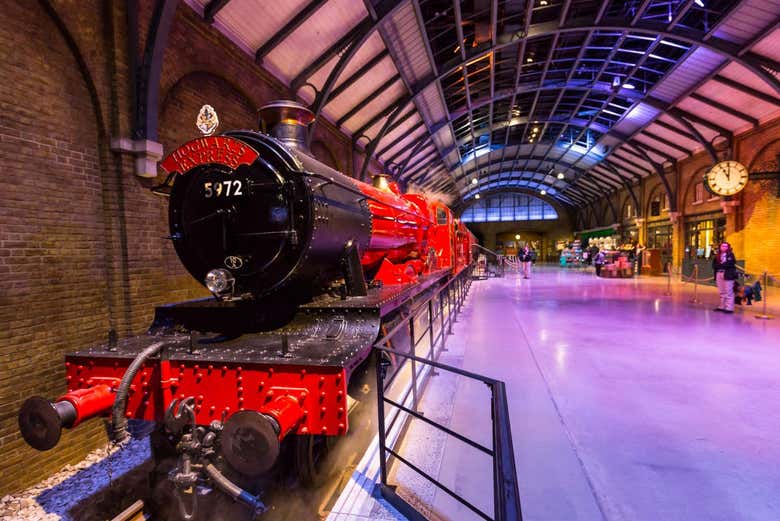 Hogwarts Express en los estudios de Harry Potter