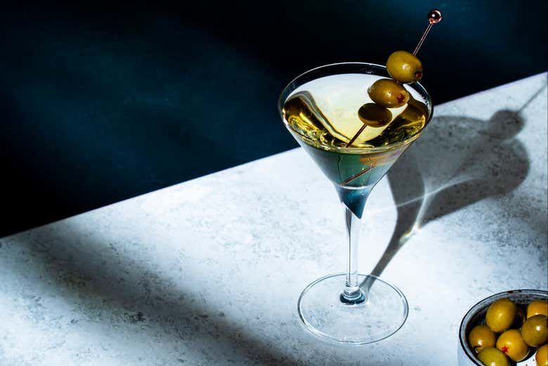Sip on a Vespa Martini after your mission