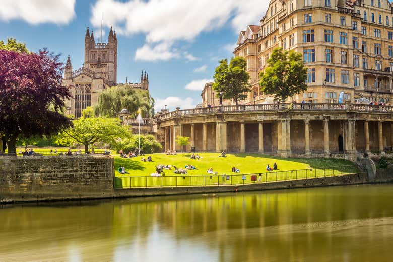 Disfrutando de la visita guiada por Bath