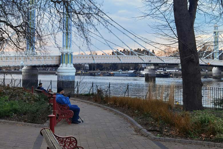 Contemplaremos el Albert Bridge