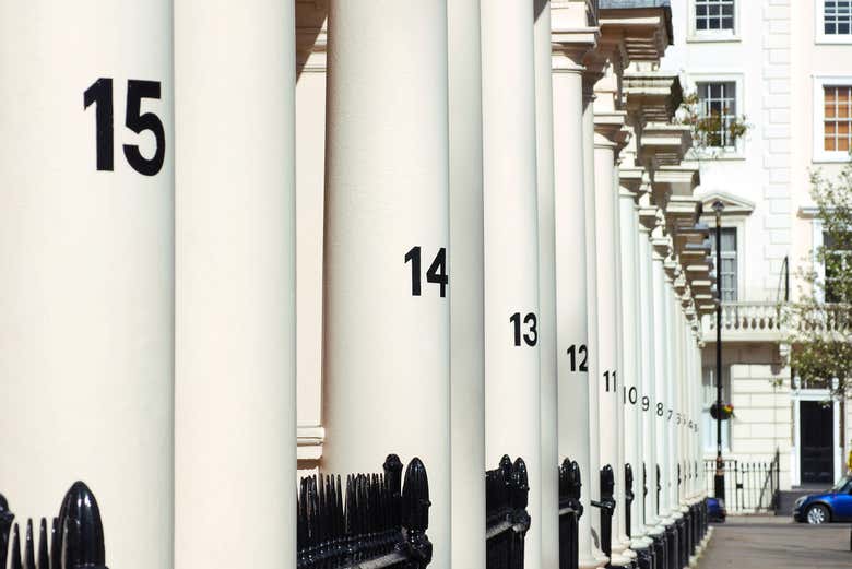 Columnas numeradas en Chelsea