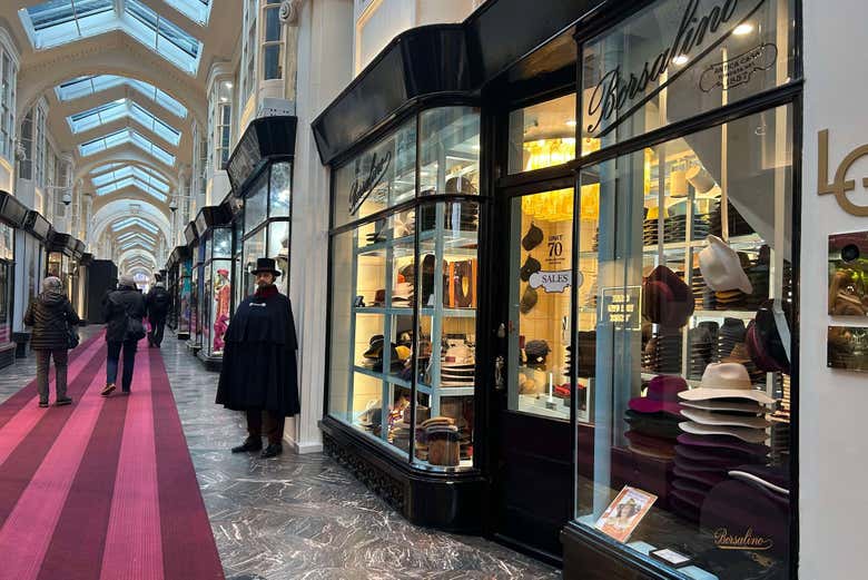 El interior de Burlington Arcade