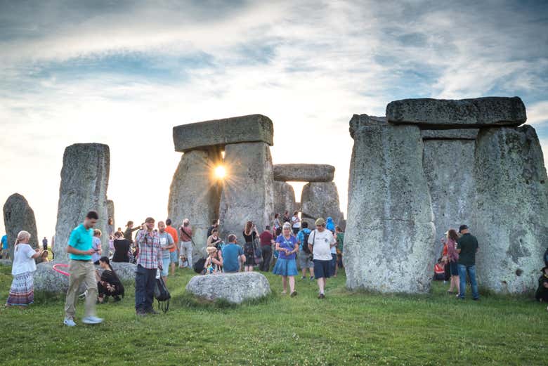Stonehenge durante el solsticio de verano