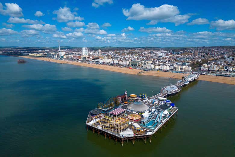 Vistas aéreas de Brighton