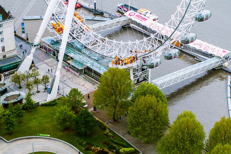 Potrete salire sul London Eye in qualsiasi momento