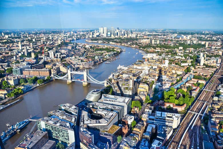 Vistas de Londres desde The Shard
