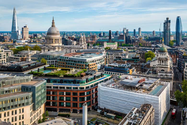 Vue panoramique sur Londres