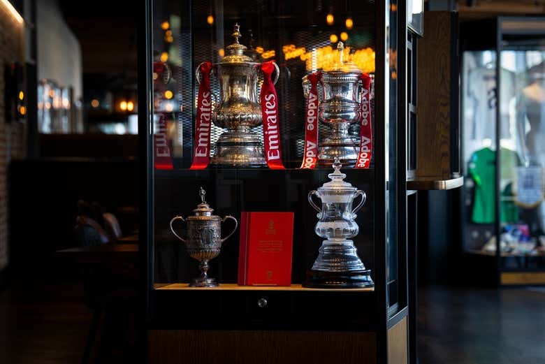 Troféus no Estádio de Wembley
