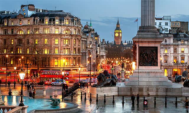 Trafalgar Square - One of London’s most vibrant areas